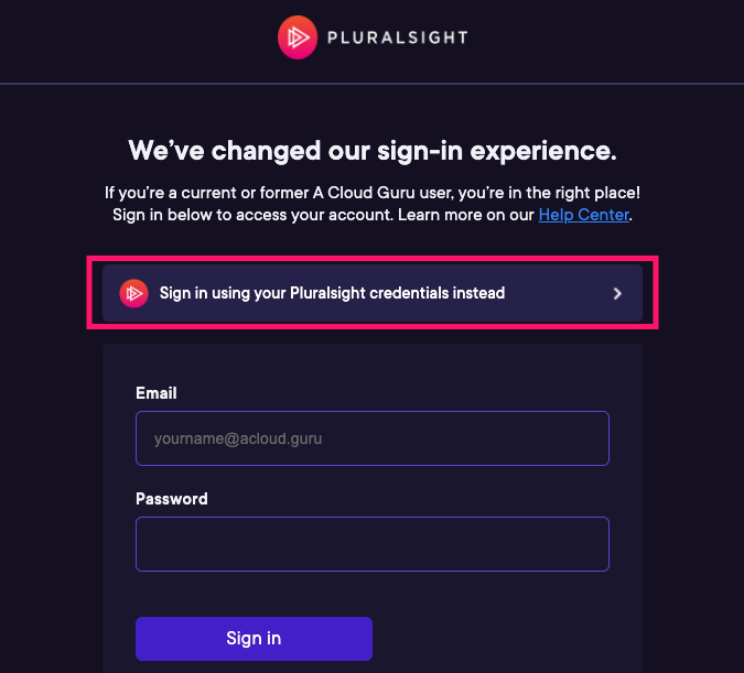 credential switch to skills